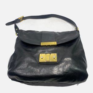 Tory Burch Black Leather Shoulder Bag